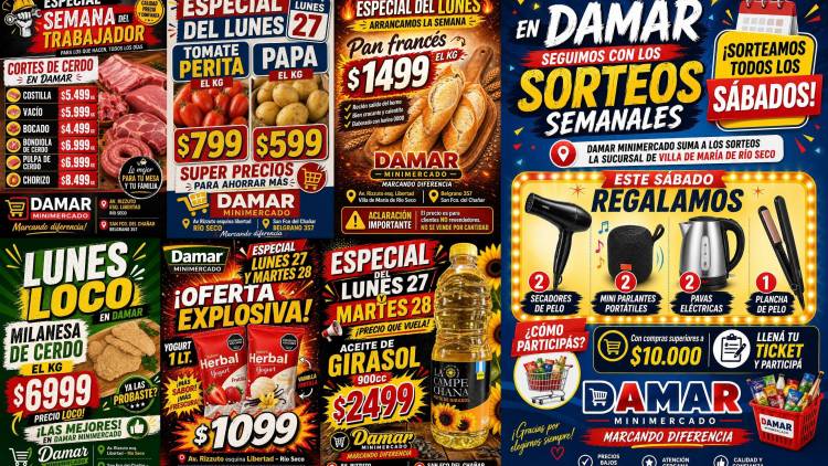 ¡MÁS OFERTAS DE MINIMERCADO DAMAR!