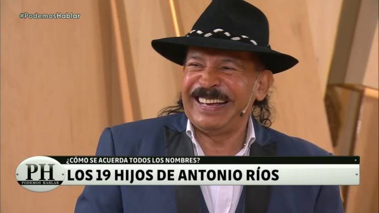 Antonio Ríos habló sobre su paternidad de 19 hijos