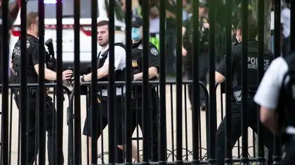 Donald Trump dijo que se sintió seguro mientras se desarrollaban las protestas frente a la Casa Blanca por la muerte de George Floyd
