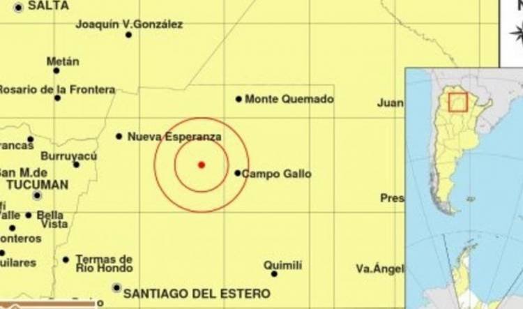 Sismo de 5.4 sacudió  Nueva Esperanza y Campo Gallo