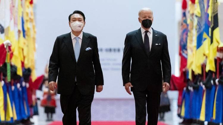 Biden afianzó el vínculo militar con Corea del Sur 