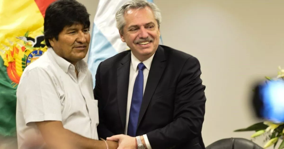 Fernández recibe a Evo Morales 