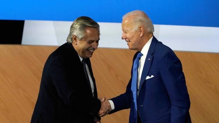  Biden suspendió la bilateral con Fernández 