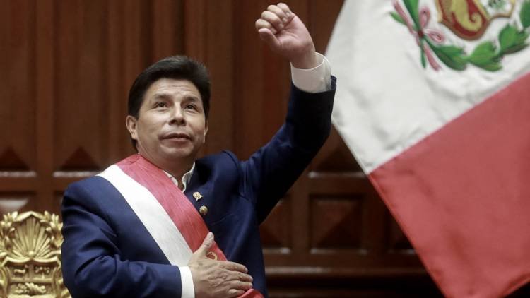 Avanza en Perú el juicio político contra Pedro Castillo