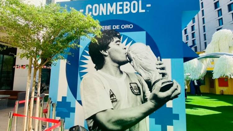 La Conmebol homenajeará a Maradona en Qatar
