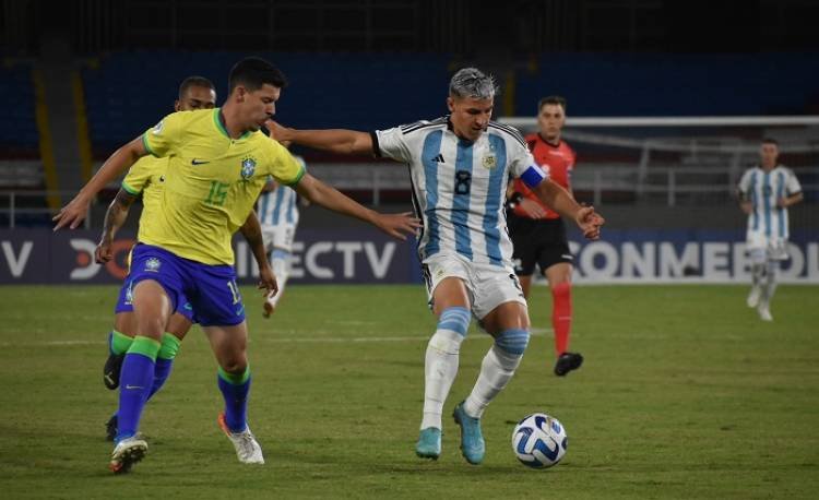Sudamericano Sub 20: Argentina perdió ante Brasil 