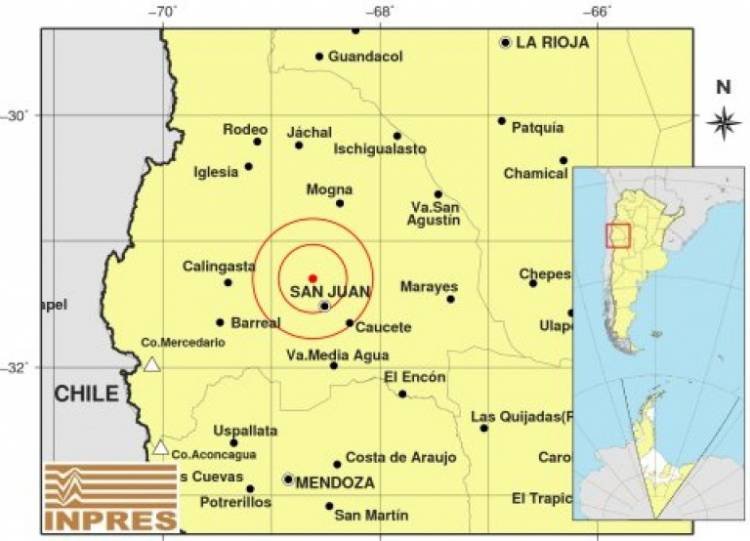 Se registraron sismos en varias provincias