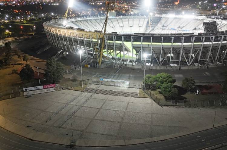 Renovaron las luminarias en el Polo Deportivo Kempes