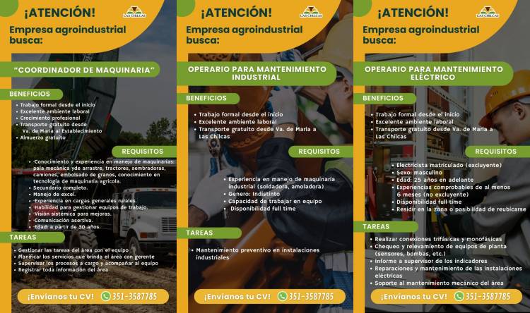 Propuestas laborales