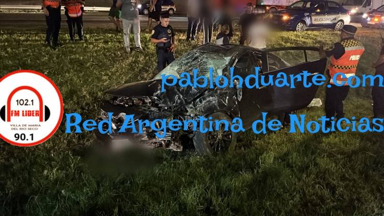 Tres jóvenes accidentados