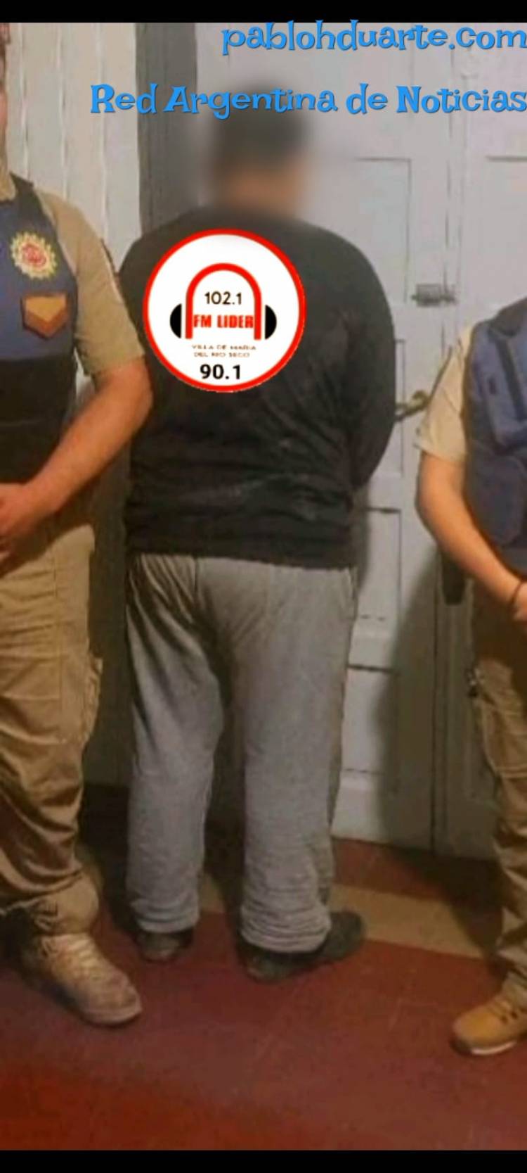 Huyó, se le rompió la moto y lo alcanzaron