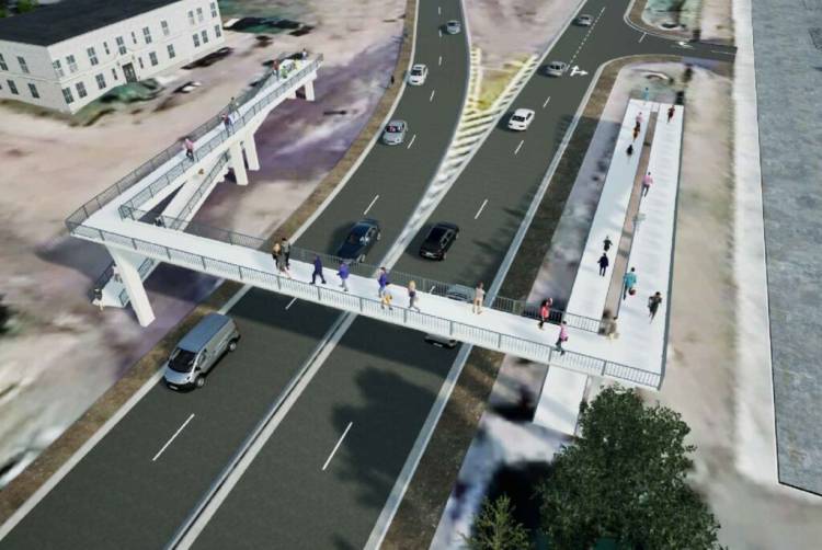 Pasarelas sobre la Ruta 9 Norte