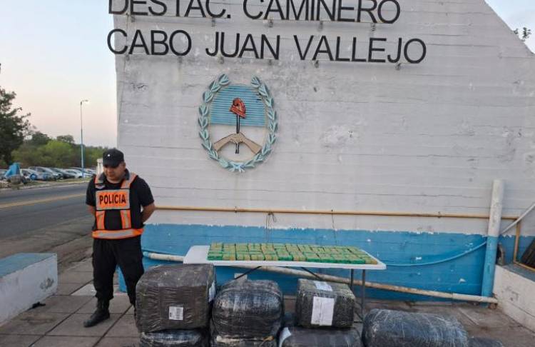 Secuestran 85 kilos de hojas de coca 