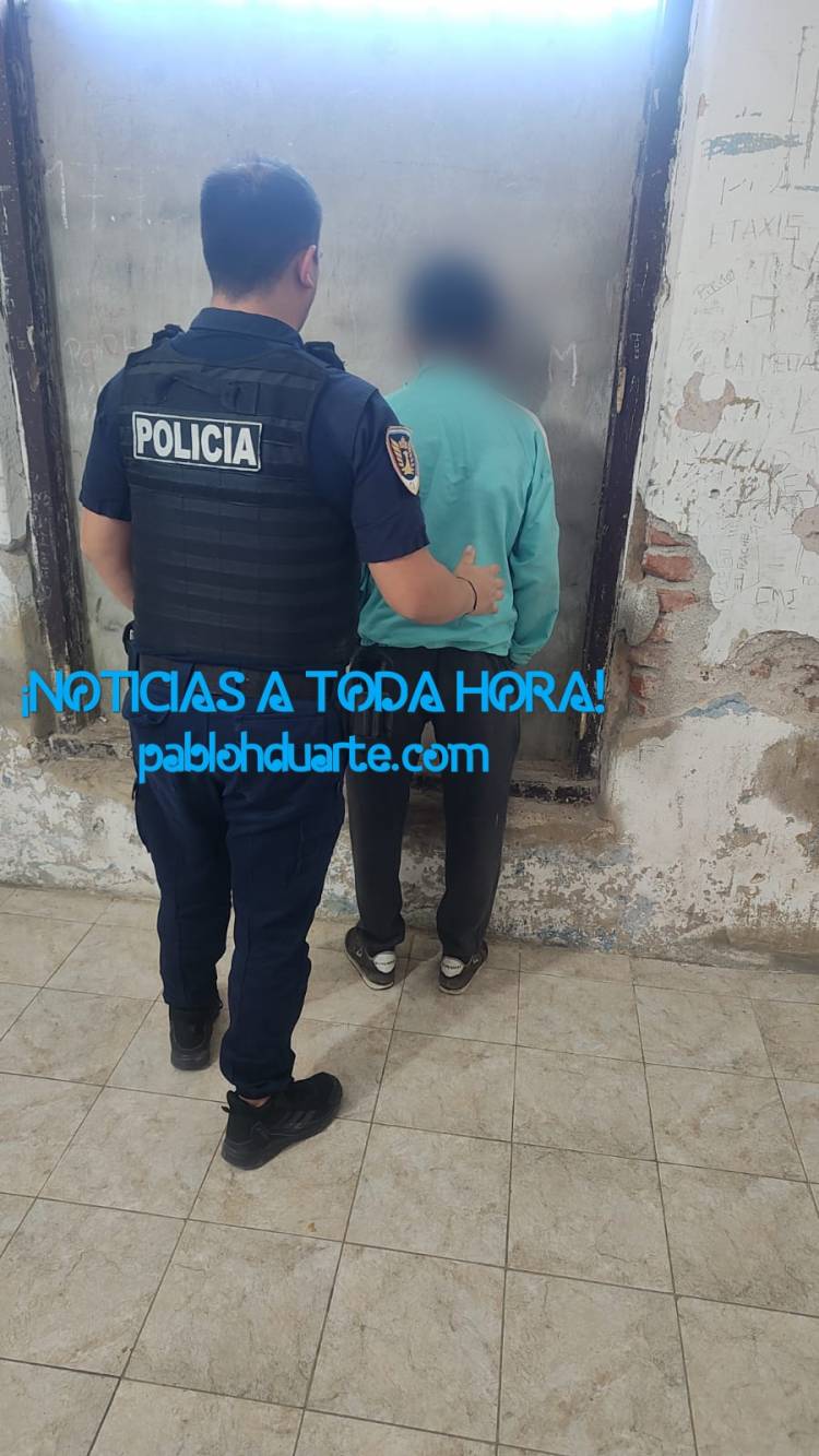VIOLENTO APREHENDIDO. 