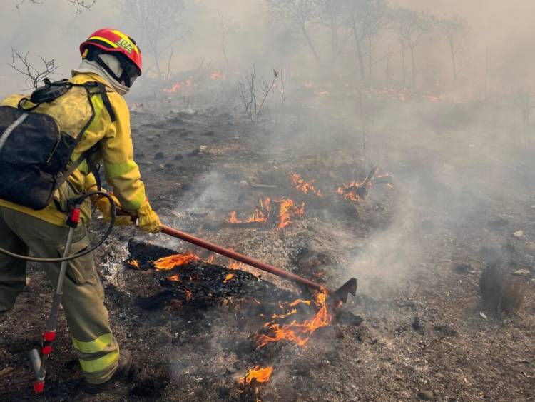 El riesgo de incendios es extremo en toda la provincia