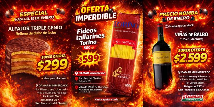 Ofertas imperdibles
