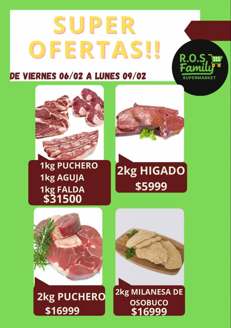 ¡OFERTAS DE R.O.S. FAMILY!