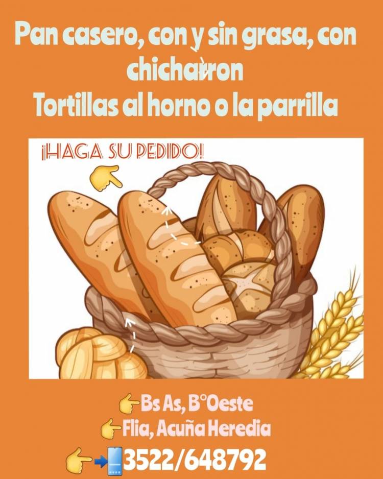 ¡Riquísimo Pan Casero!