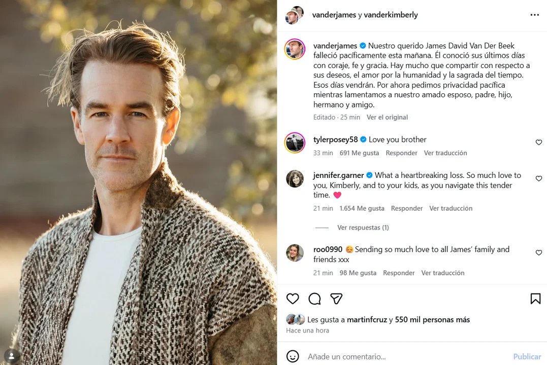 Falleció actor de Dawson‘s Creek