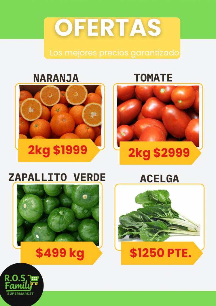 ¡OFERTAS DE R.O.S. FAMILY!