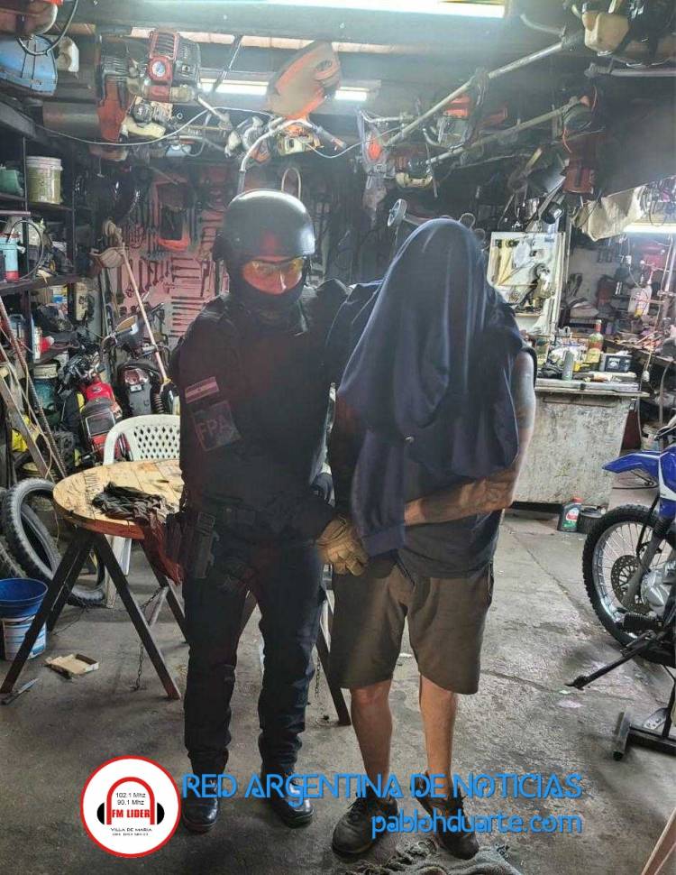 Vendían drogas en un taller de motos