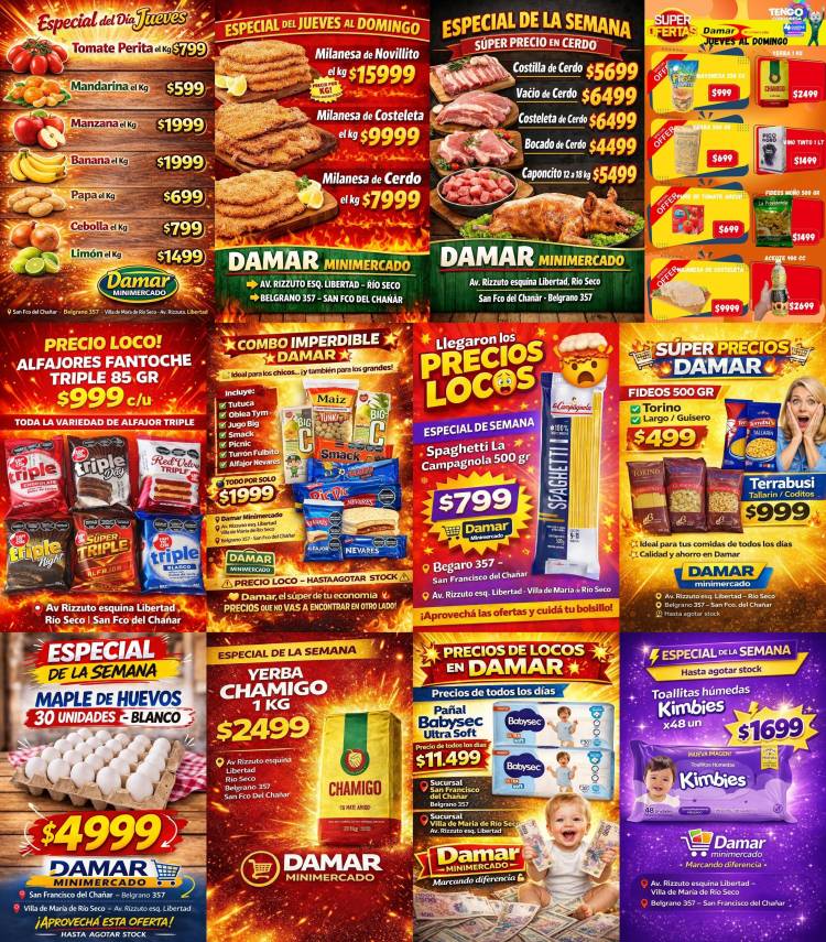 ¡Ofertas especiales en Minimercado Damar!