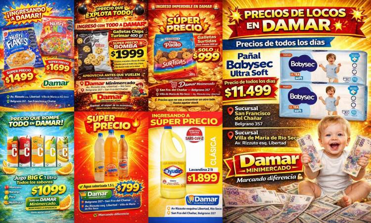 ¡MÁS OFERTAS DE MINIMERCADO DAMAR!