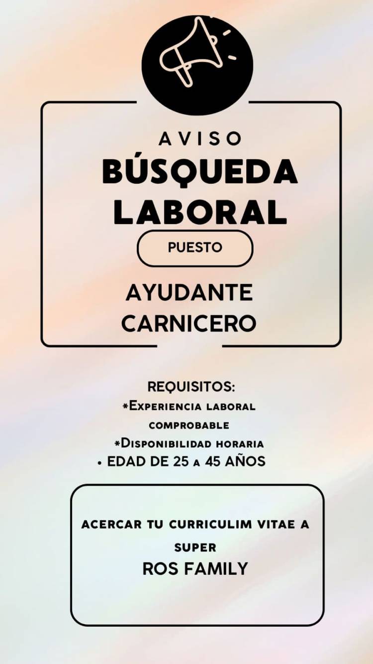 ¿BUSCABAS TRABAJO?