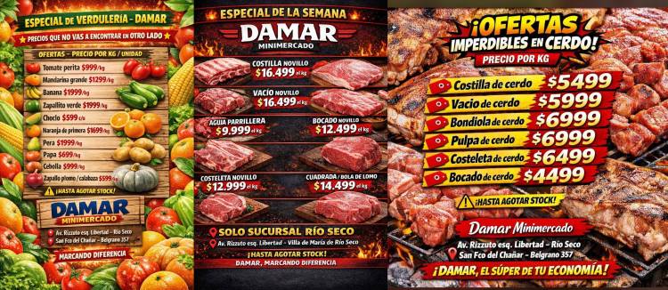 ¡MÁS OFERTAS DE MINIMERCADO DAMAR!