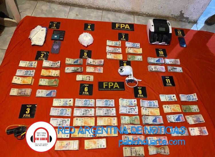 10mil dosis y 12 detenidos