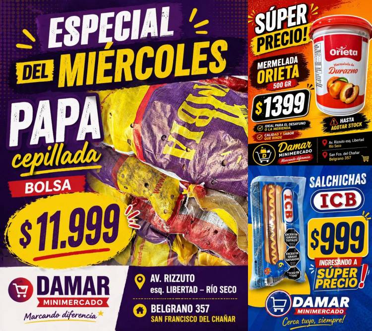 ¡MÁS OFERTAS DE MINIMERCADO DAMAR!